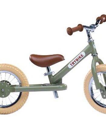 Trybike Balance   Løbecykel   Hjul Vintage Grøn