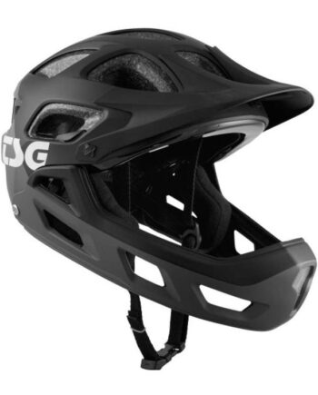 Tsg Seek Flow Bmx Mountain Cykelhjelm Fullface Sort Grå Str  54-56 Cm