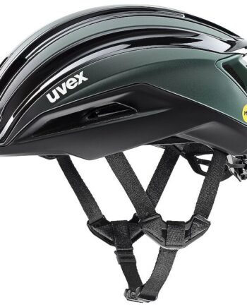 Uvex Surge Aero Mips Cykelhjelm Road Black Sage Green Matt Str  53-56 Cm