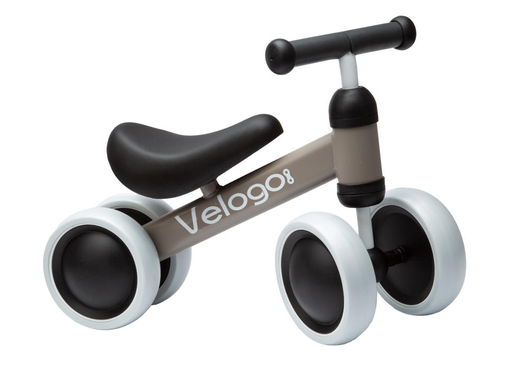 Velogo Løbecykel Fra år Hjul Mat Grå Brun