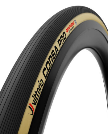 Vittoria Corsa Pro Road Foldedæk Tubeless 700x28c  28-622  Sort Brun