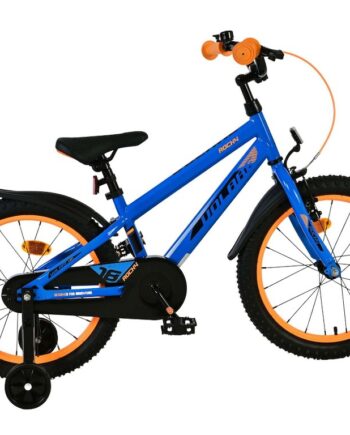 Volare Rocky Børnecykel 18 Quot  Med Støttehjul Blå