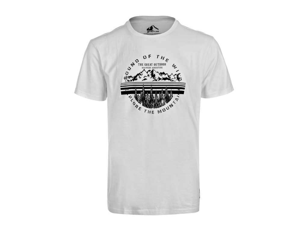 Whistler Korbin -neck Printed -shirt -shirt White Str