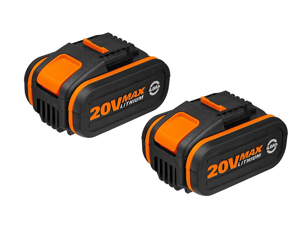 Worx 20v Batteri 4ah Med Batteriindikator Pakke Med   Stk