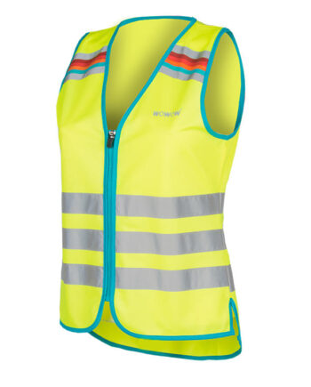 Wowow Lucy Refleksvest Med Lynlås Neongul Str
