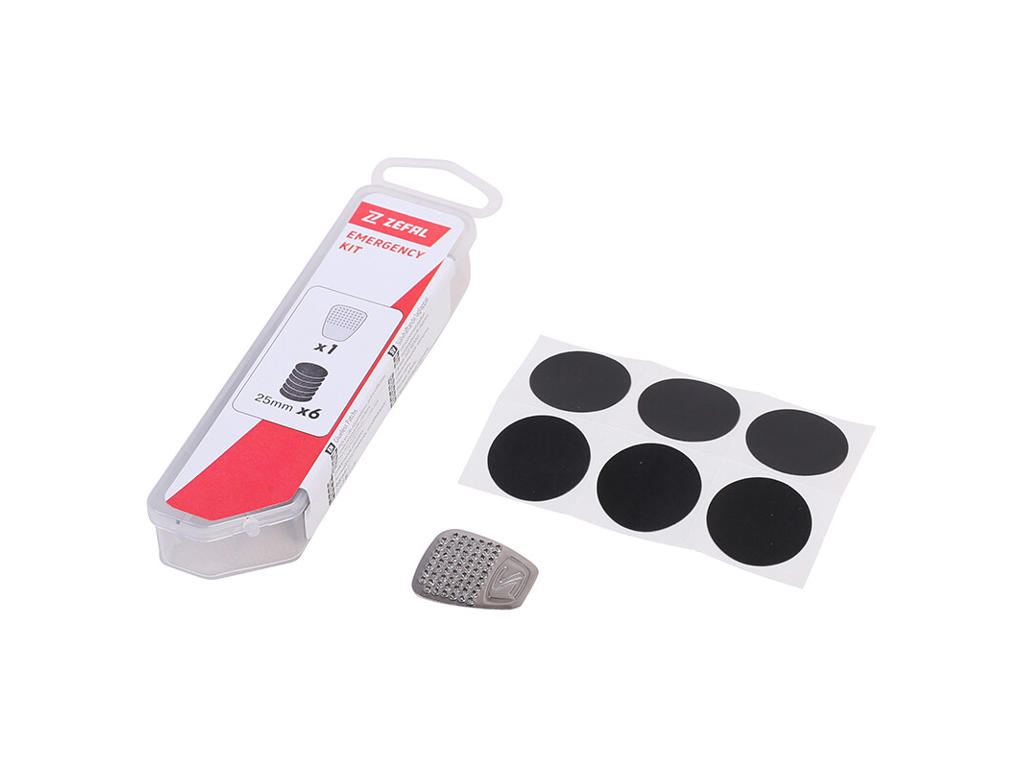 Zefal Repair Emergency Kit Lapper Uden Lim Tubeless Grater