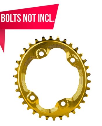 Absolute Black Oval Klinge 30t Til Bcd 96 Mm Guld