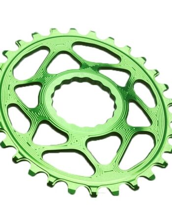 Absoluteblack Oval 32t Klinge Til Direkte Montering  Raceface  Grøn   Mm Offset
