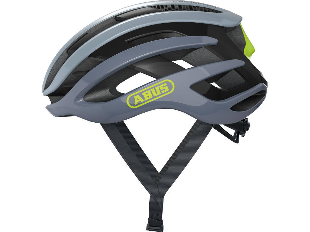 Abus Airbreaker Cykelhjelm Grå Str 51-55cm