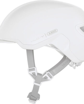 Abus Hud-  Cykelhjelm Led Pure White
