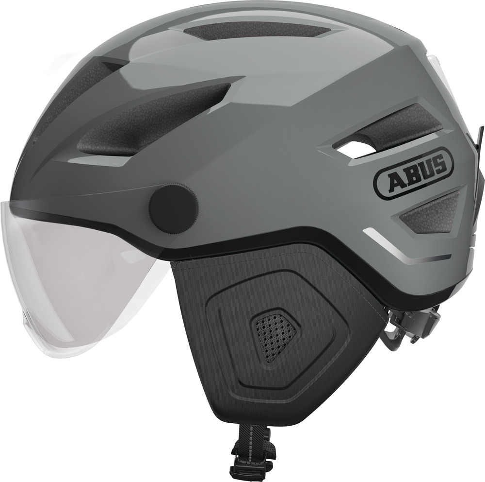 Abus Pedelec Ace Led Lys Grå Elcykel Hjelm
