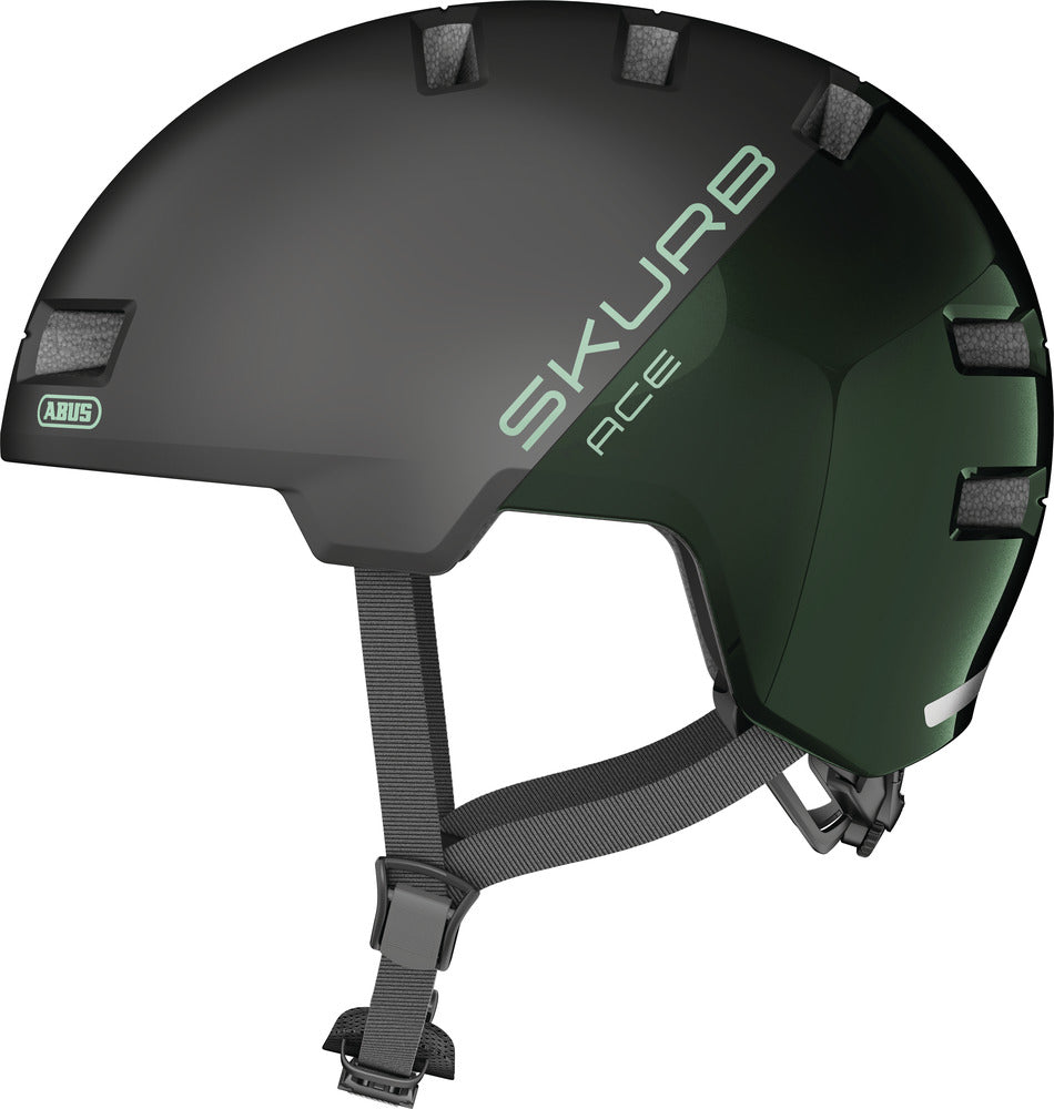 Abus Skurb Ace Moss Green Cykelhjelm Small 52-56 Cm
