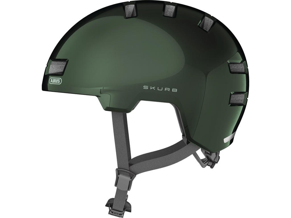 Abus Skurb Cykelhjelm Str 55-59 Cm Moss Green