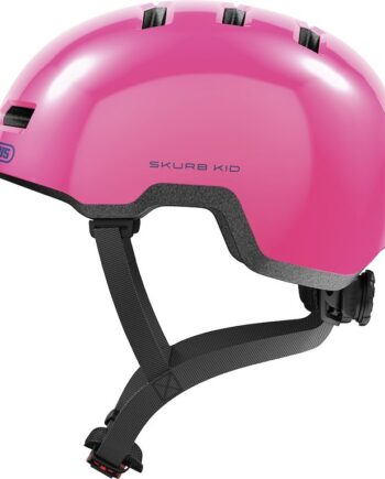 Abus Skurb Kid Cykelhjelm Shiny Pink  Hjelmstørrelse: 45-50 Cm