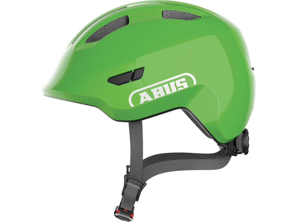 Abus Smiley Cykelhjelm Shiny Green Hjelmstørrelse: 45-50 Cm