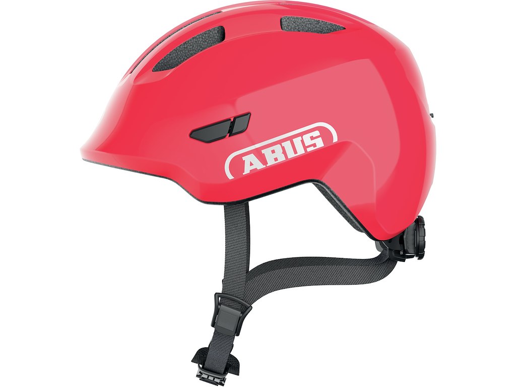 Abus Smiley     Cykelhjelm Til Børn Shiny Red  Hjelmstørrelse: 50-55 Cm