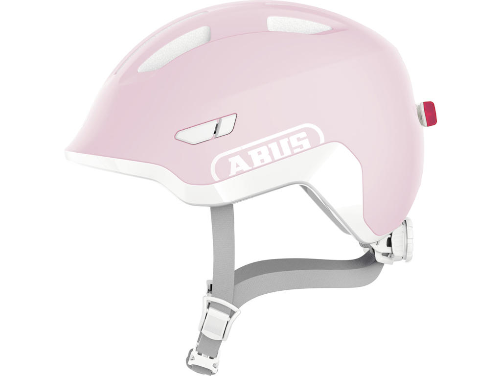 Abus Smiley     Led Cykelhjelm Til Børn Pure Rose Str