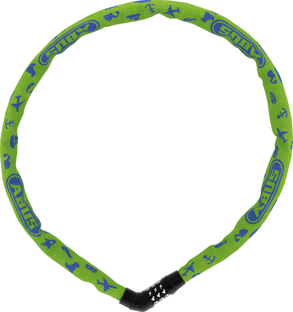 Abus Steel- -chain 4804c 75 Lime Symbols