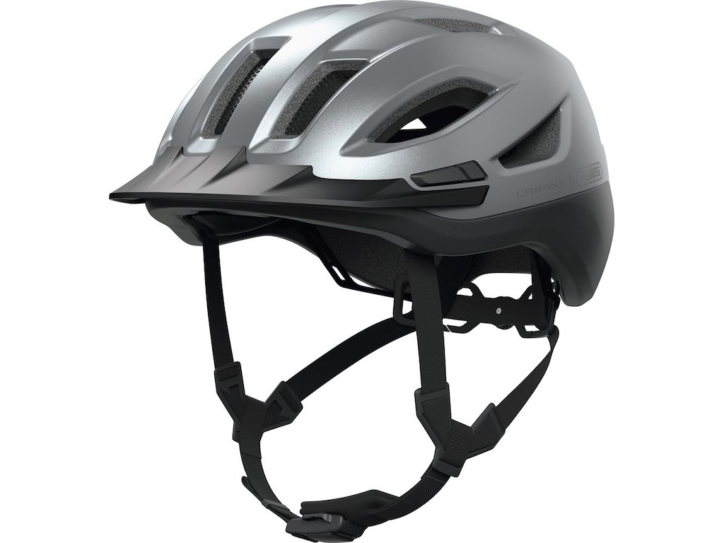 Abus Urban- Ace Cykelhjelm Graphite Silver