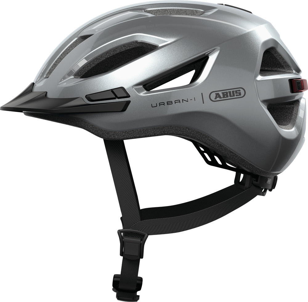 Abus Urban- Graphite Silver Cykelhjelm Small 51-55 Cm