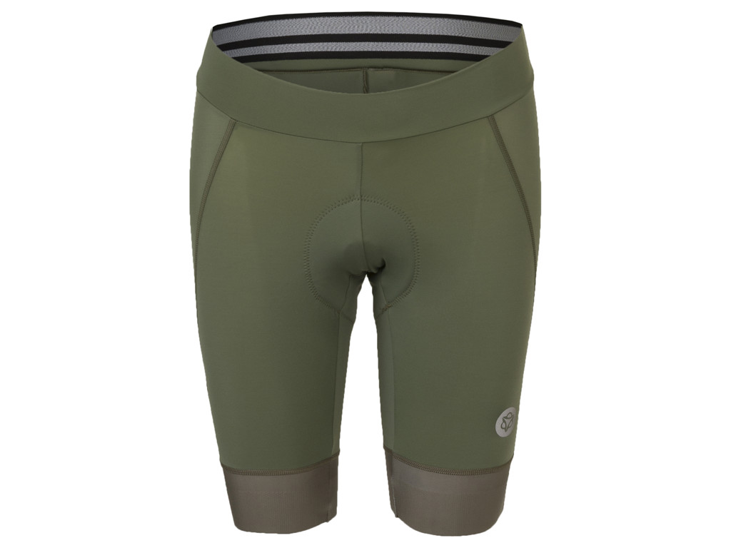 Agu Bibshort Essential Prime Cykelshorts Dame Army Grøn Str