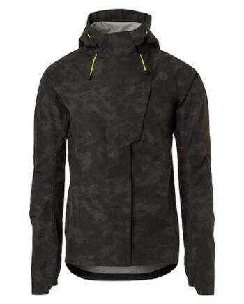 Agu Commuter Tech Rain Jacket Regnjakke Herre Sort Reflection