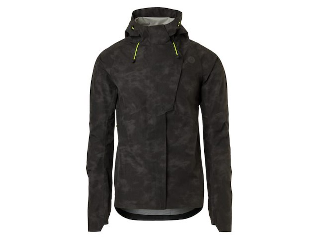Agu Commuter Tech Rain Jacket Regnjakke Herre Sort Reflection