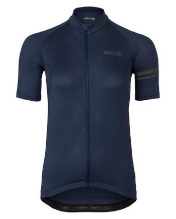 Agu Core Essential Jersey Cykeltrøje Korte ærmer Dame Deep Blue Str