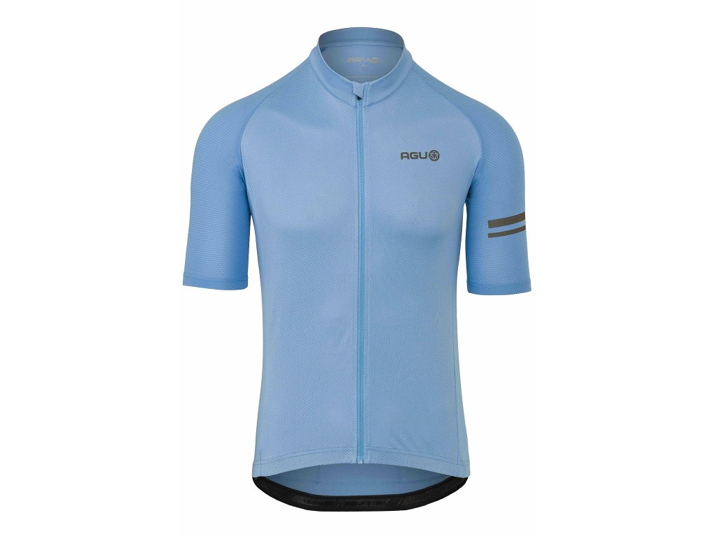Agu Core Essential Jersey Cykeltrøje Korte ærmer Herre Tranquil Blue Str