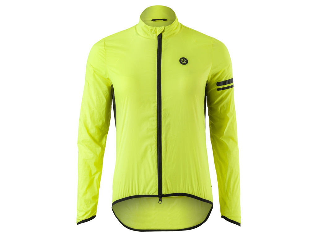 Agu Jacket Essential Wind Dame Vindjakke Neon Gul Str