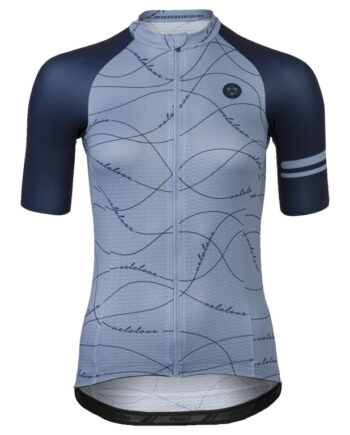 Agu Velo Wave Essential Cykeltrøje     Dame Blå Str