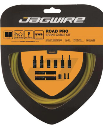 Agwire Road Pro Bremsekabel Sæt Til Road Gul