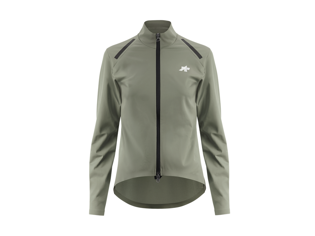 Assos Mille Gt Shell Jacket S11 Evo Cykeljakke Dame Edge Green Str  Xs