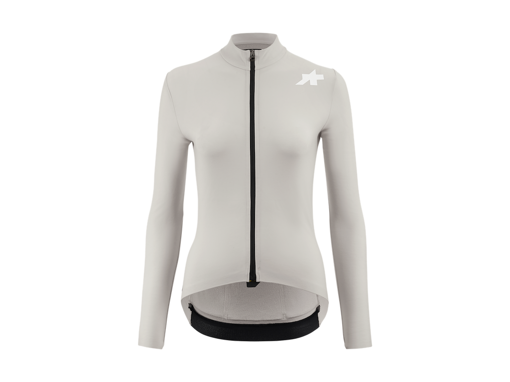 Assos Mille Gt Spring Fall Jersey S11 Cykeltrøje Lange ærmer Dame Almond Milk Str