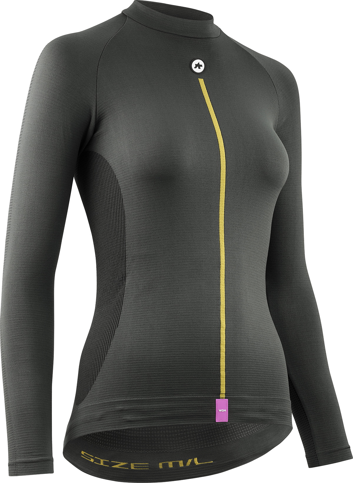 Assos Wom Spring Fall Longsleeve Skin Layer P1 Anthracite Grey