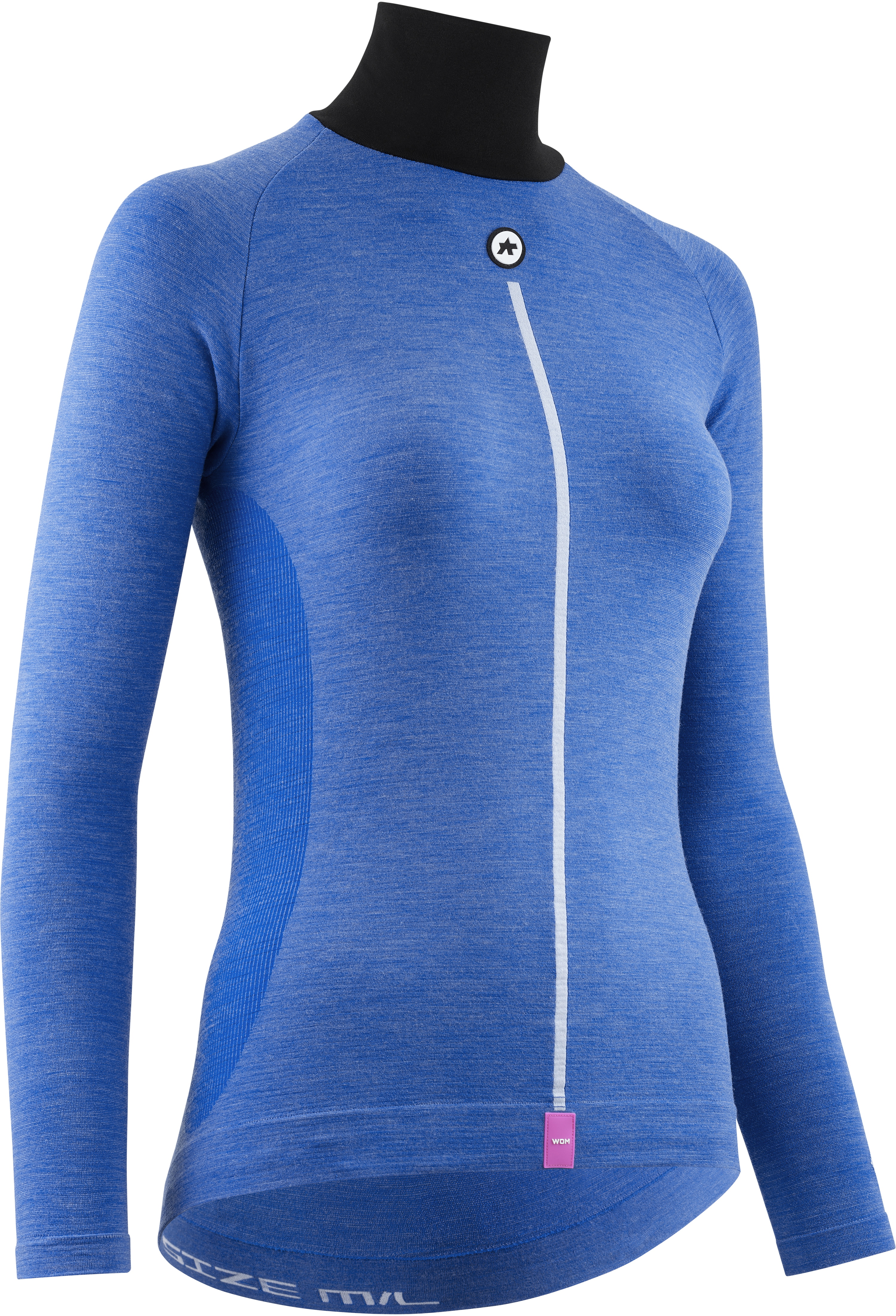 Assos Women X2019   Uz     Longsleeve Skinlayerp1 Calypso Blu