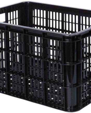 Basil Crate   Genanvendt Plast 40l 49 5x39 5x26 5cm  Mik-avs-racktime Adapter Kompatibel  Sort