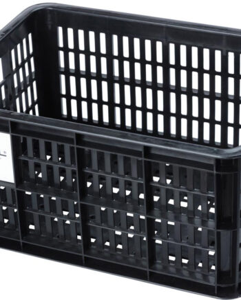 Basil Crate   Genanvendt Plast 17 5l 40x30x20cm  Mik-avs-racktime Adapter Kompatibel  Sort