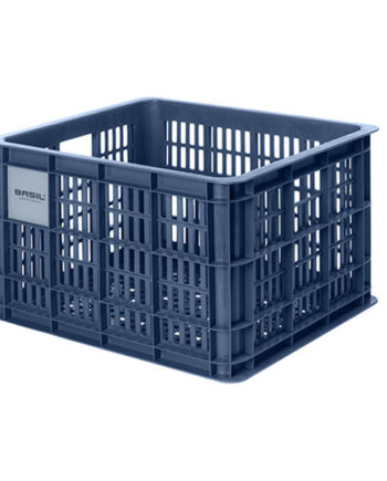 Basil Crate   Plast Kurv Til Mik Til Opbevaring Eller Bagagebærer Blå 95  Recycled Material