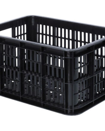Basil Crate   Plast Kurv Til Mik Til Opbevaring Eller Bagagebærer Sort 95  Recycled Material