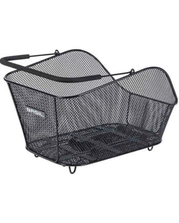 Basil Icon   Mik Cykelkurv Til Bag Passer Til  -bike Mik System Sort