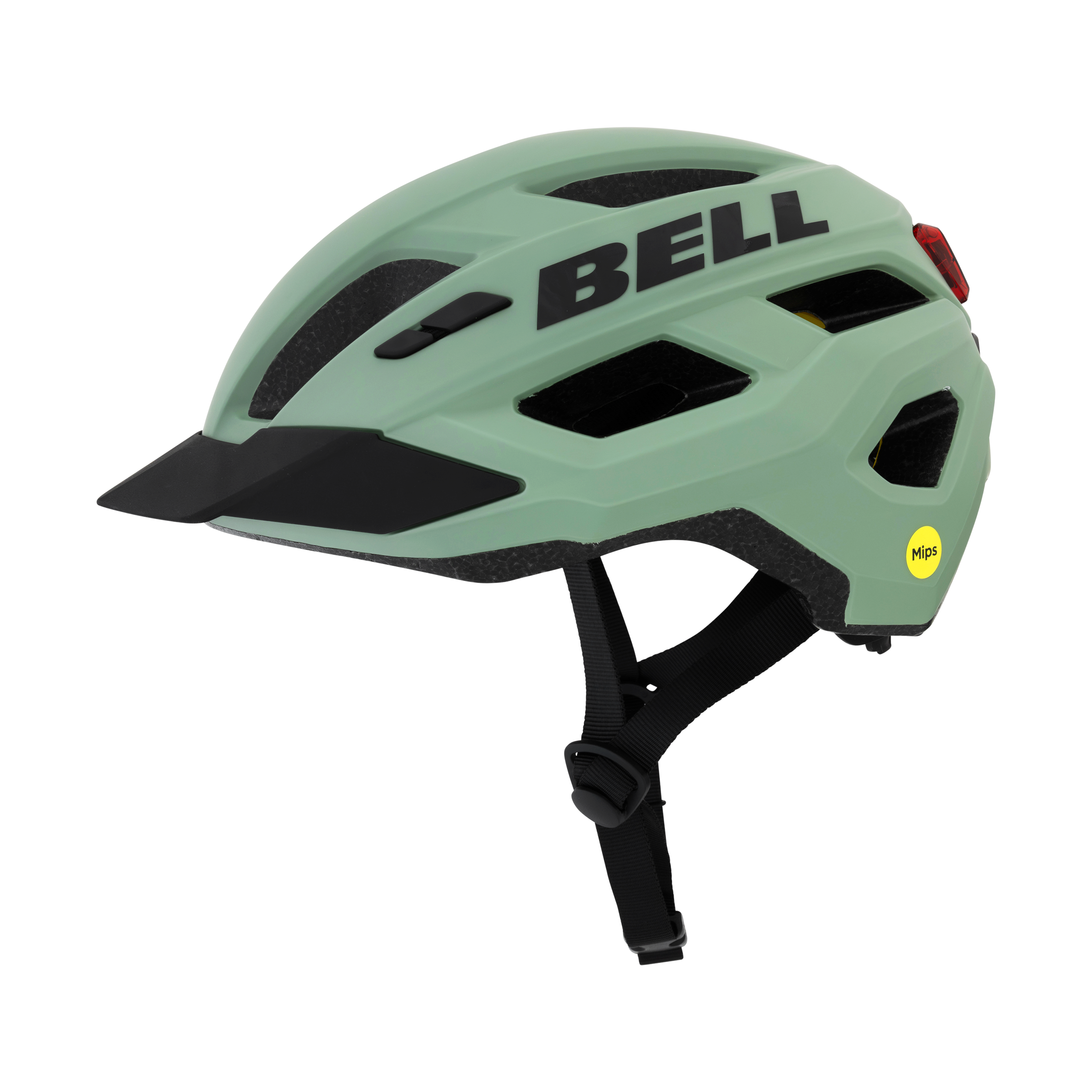 Bell Kick Led Mips Olivengrøn Cykelhjelm Super Fredag Onesize 53-60 Cm