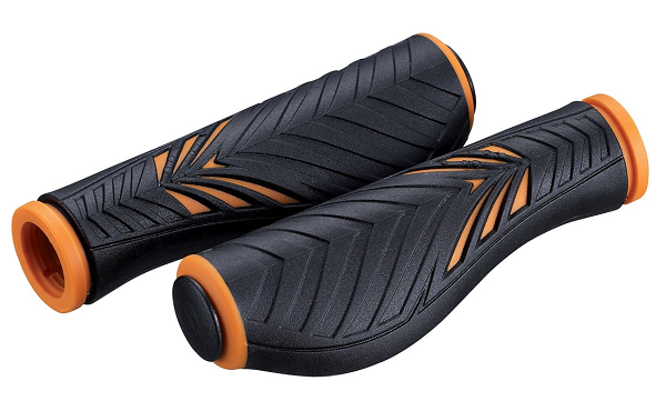 Bike Attitude D2 Ergo Cykelhåndtag Med Gel 130 Mm Sort Orange