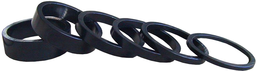Bikepartner Afstandsringe  -head Sort  -      - - - - -10mm