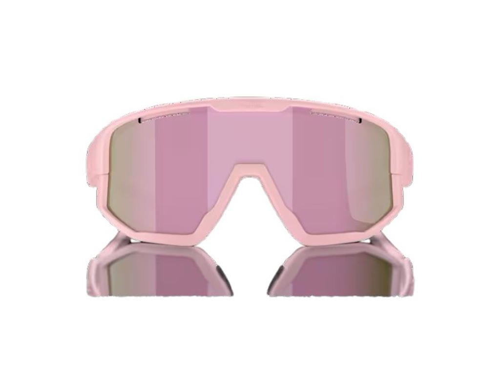 Bliz Fusion Small Cykelbriller Brown Rose Multicolour Lens Matt Powder Pink