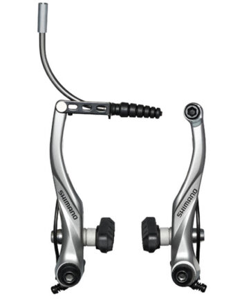 Bremseklo Shimano Alivio  -bremse Sølv Til Bag Med Fast Bremsesko