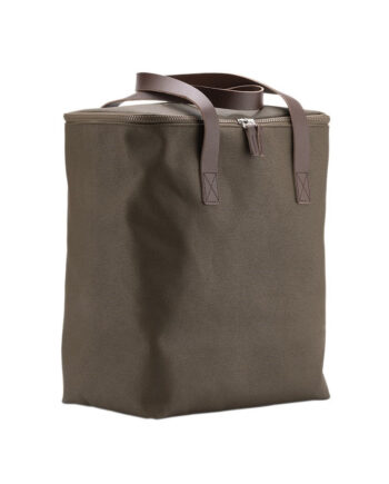 Brooks Camden Tote Bag Taske   Mosfarvet Til Cykelkurv