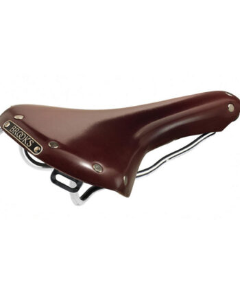 Brooks Cykelsadel B15 Swallow Chrome Antik Brun Læder Herre