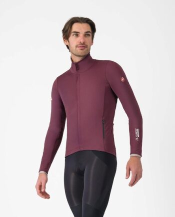 Castelli Alpha 150 Jacket Cykeljakke Deep Bordeaux