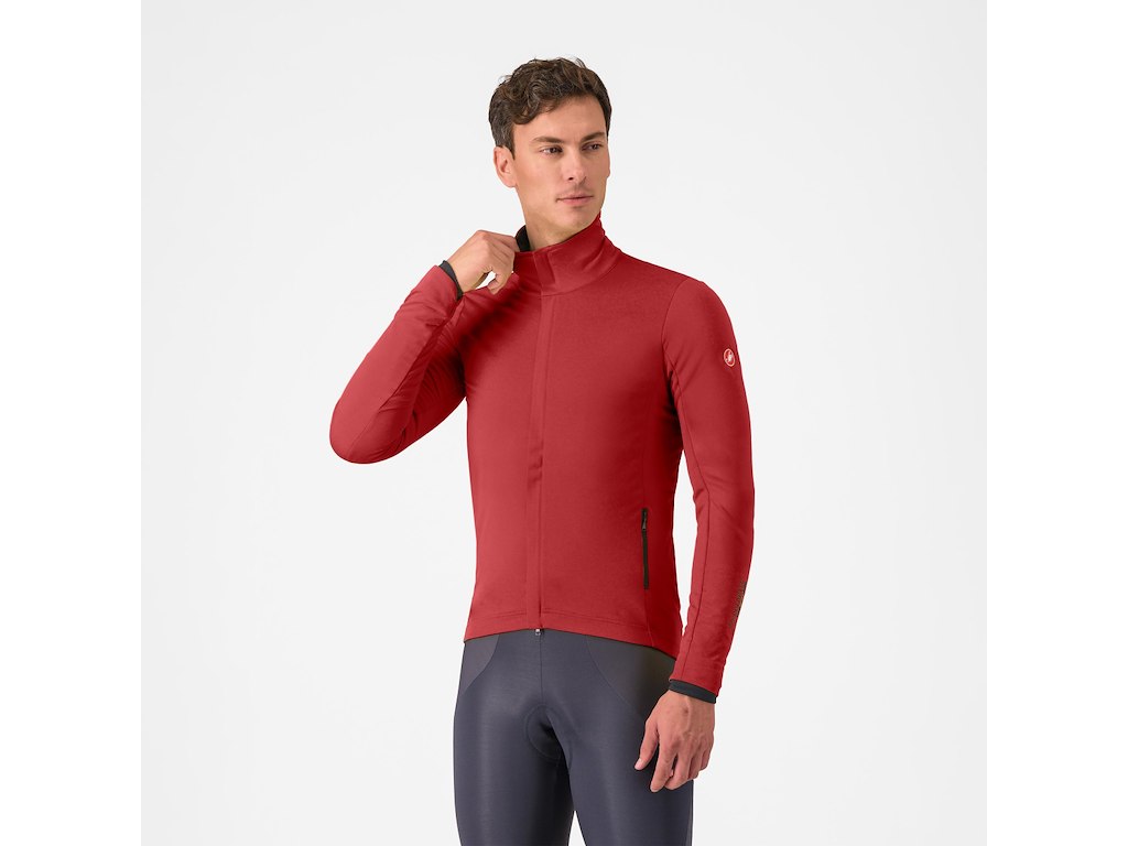 Castelli Alpha 150 Jacket Cykeljakke Herre Garnet Black Str